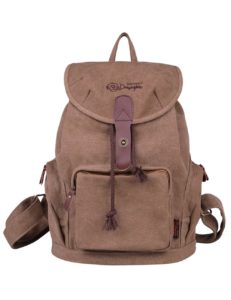 Rucksack-Damen.eu Douguyan Damen Uni Rucksack Daypack E00117 Dunkelbraun